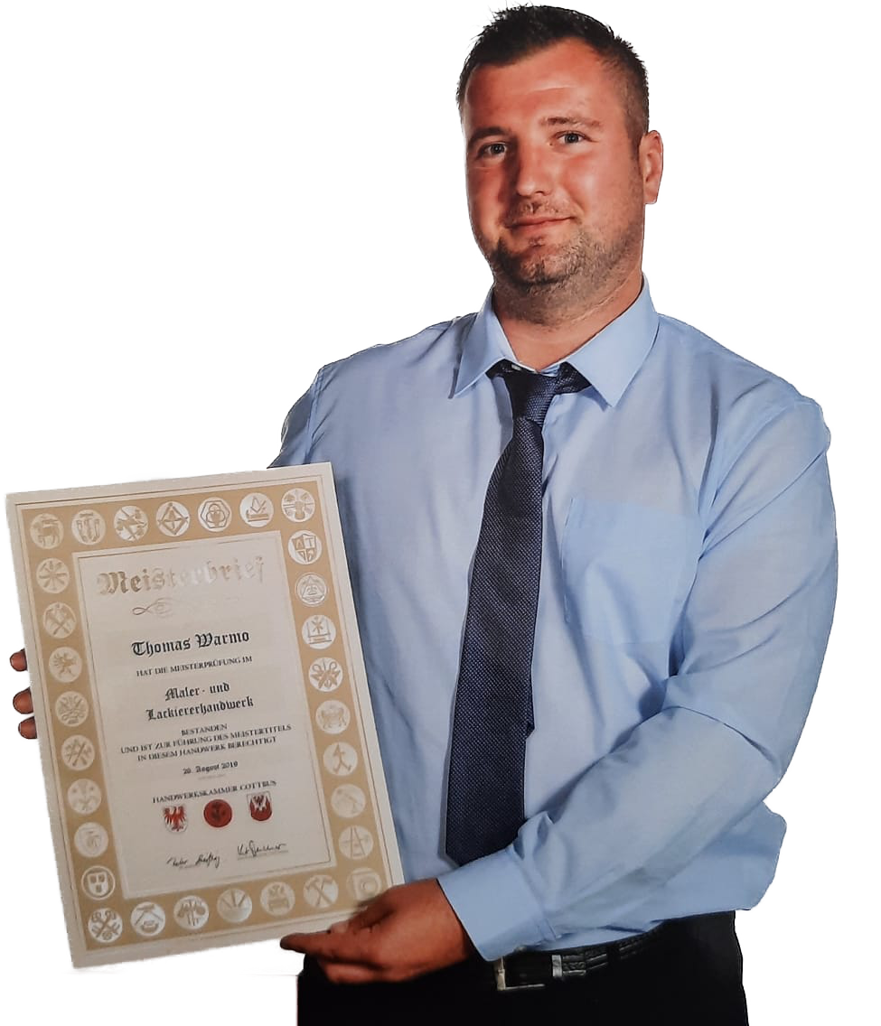 Bild mit Meisterurkunde